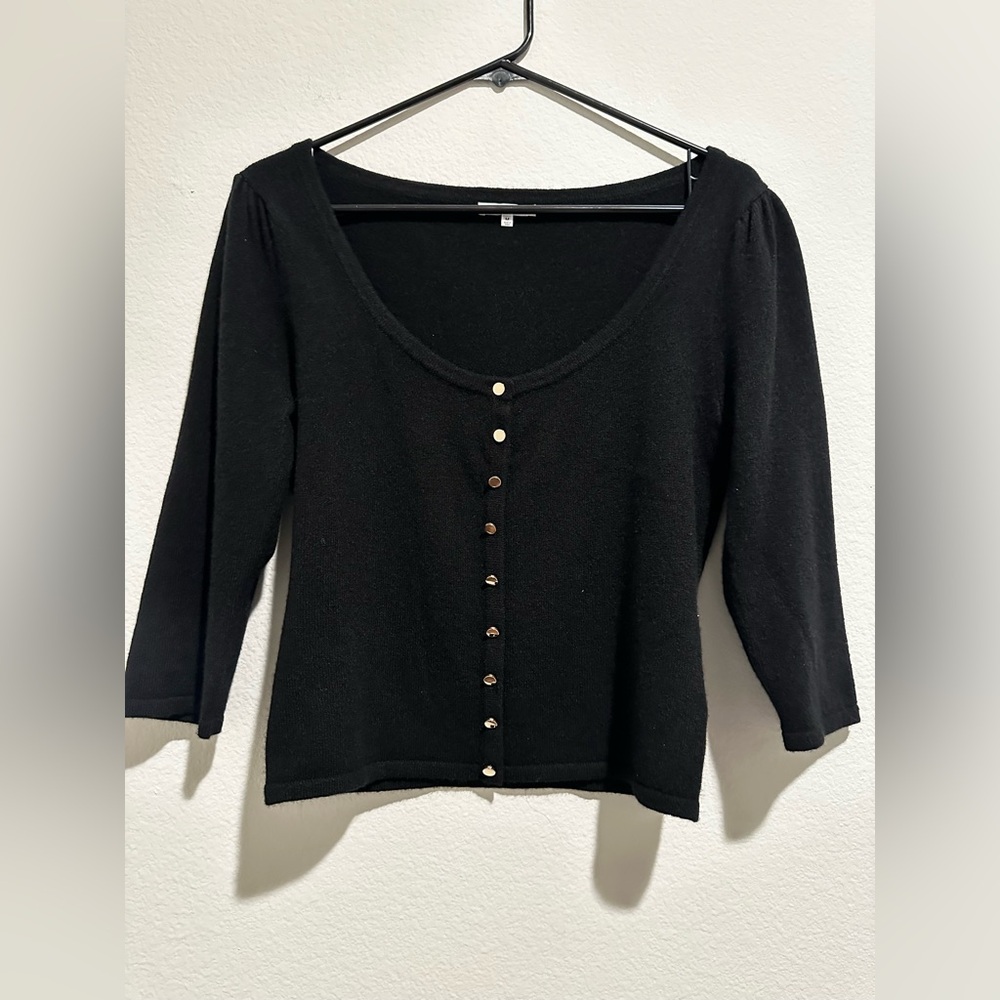 Reformation Cashmere fitted sweater - Picture 2 of 8